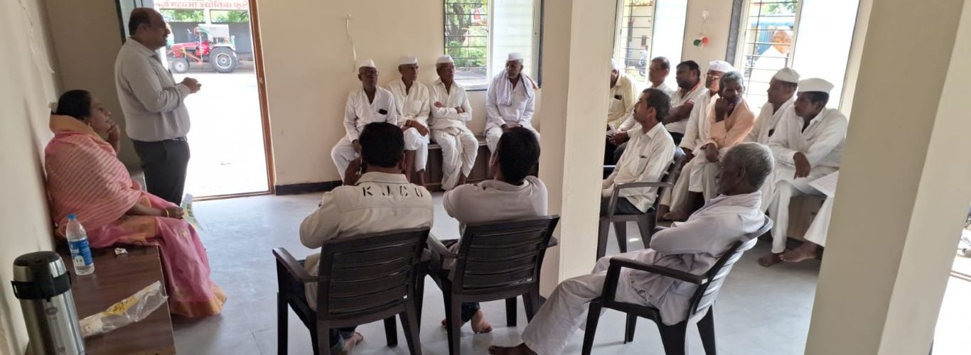ICAR-NRCP conducted Khet Bachao Abhiyan programme at Akolekati village, Taluka North Solapur, District Solapur, to promote sustainable and science-based agricultural practices among farmers