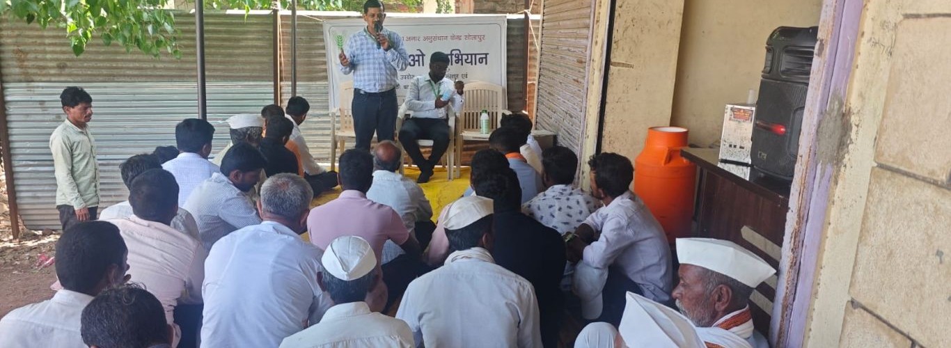 ICAR-NRCP, Solapur organized ‘Khet Bachao Abhiyan’ programme at Jawalaga (Mesai) village, Taluka Tuljapur, District Dharashiv on 18 June 2026