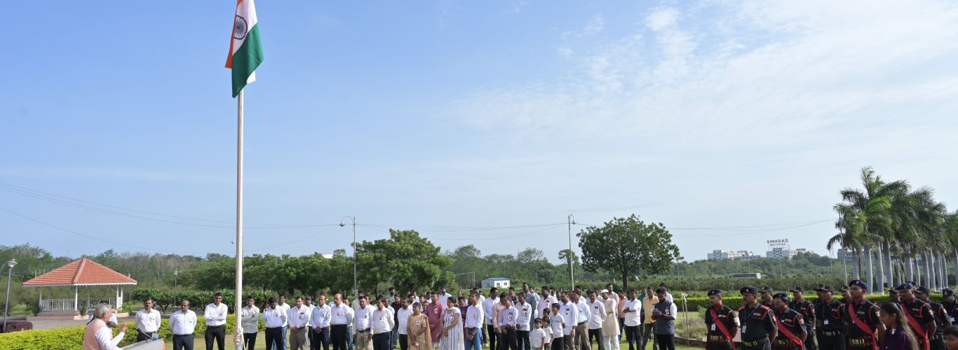 Addressing of the gather by respected Director, ICAR-NRCP, Solapur on the occasion of 80th Independence Day on 15.08.2026