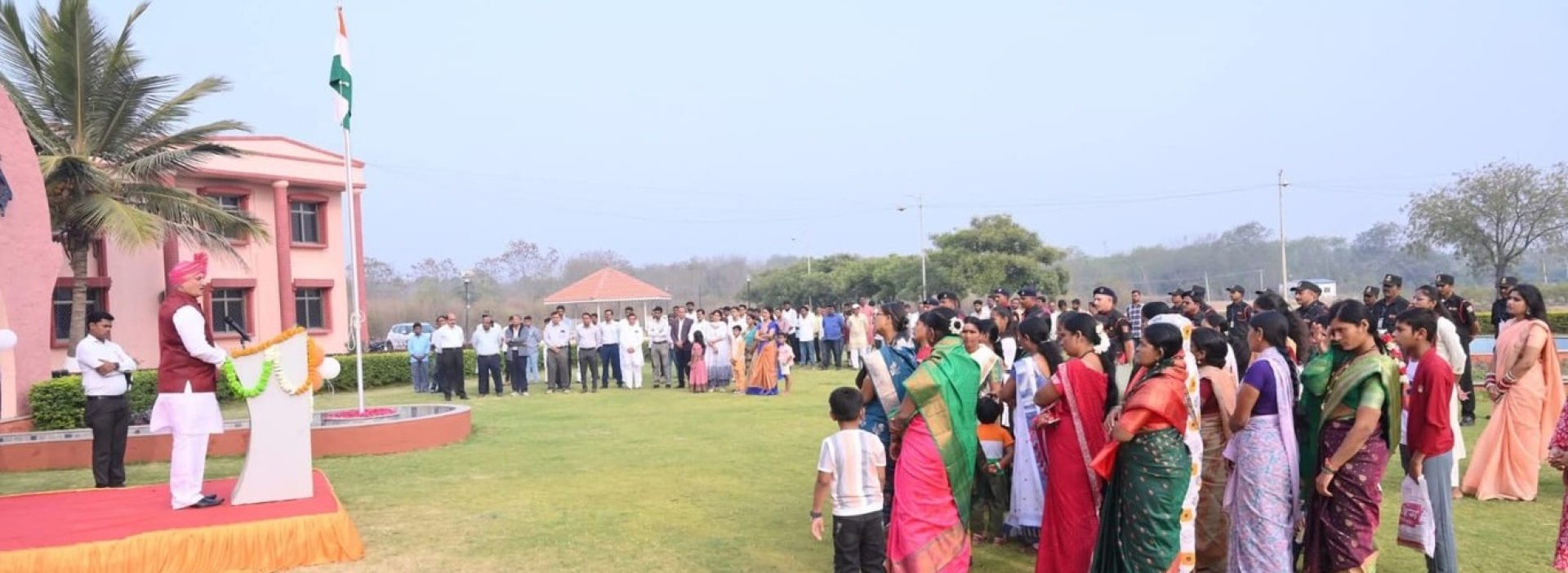 Addressing of the gathers by respected Dr. R. A. Marathe,  Director, ICAR-NRCP, Solapur on the occasion of 77th Republic Day on 26.01.2026